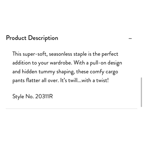 Spanx stretch twill high rise cargo pants XL - Picture 4 of 12